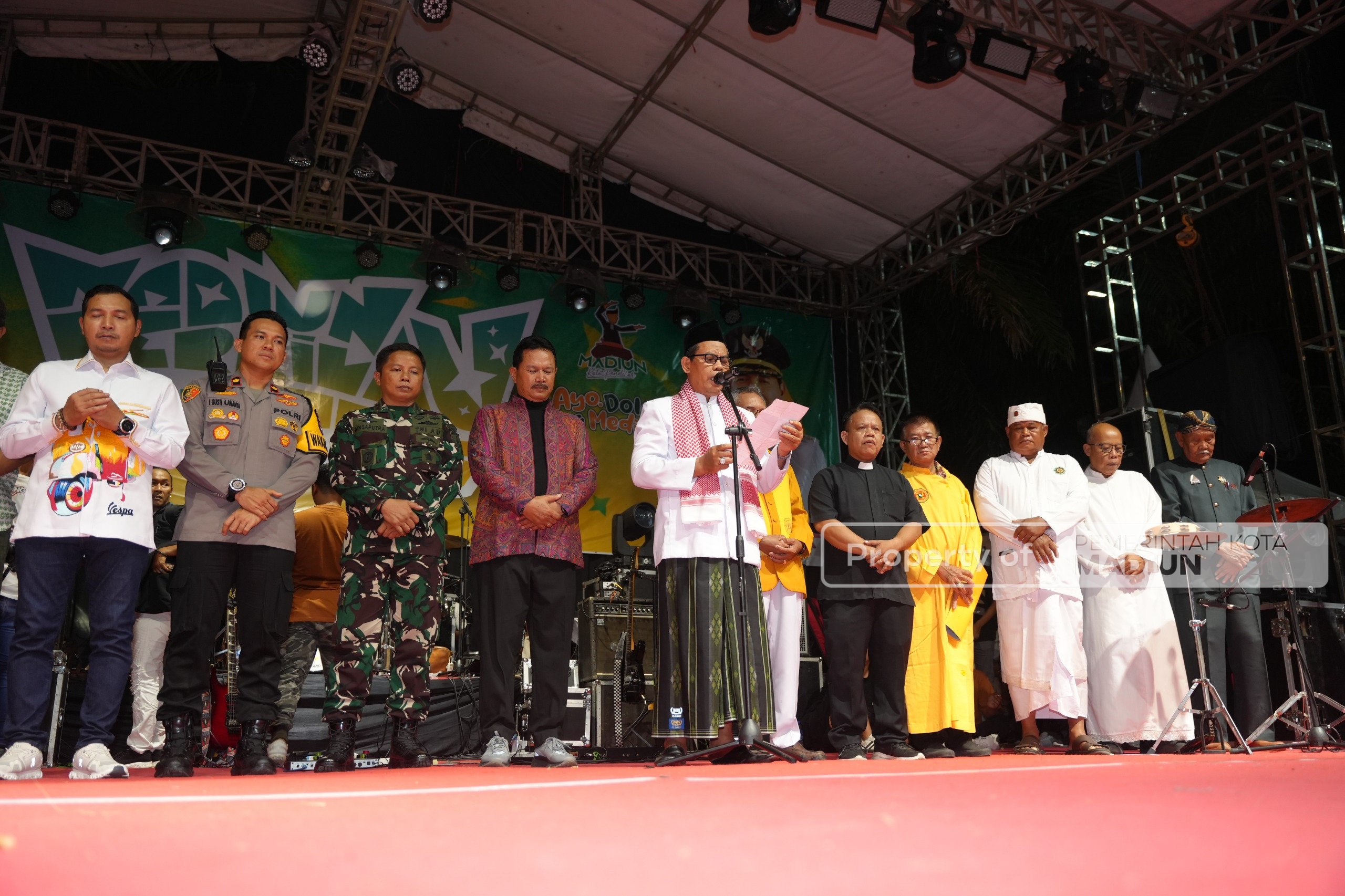 Tanpa Pesta Kembang Api, Pemkot Madiun Isi Malam Pergantian Tahun dengan Doa Lintas Agama