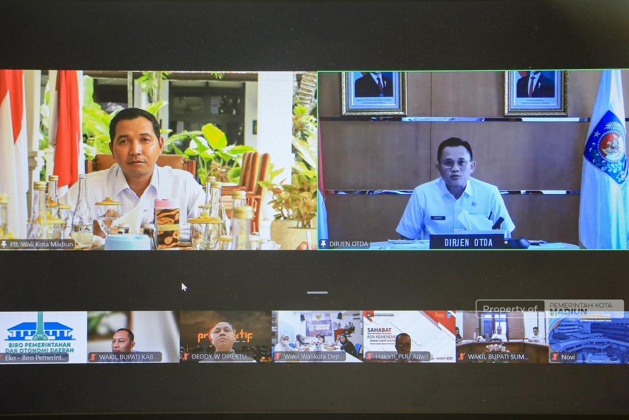 Ikuti Forum Reboan Kemendagri, Plt Wali Kota Madiun Sampaikan Kebutuhan Daerah
