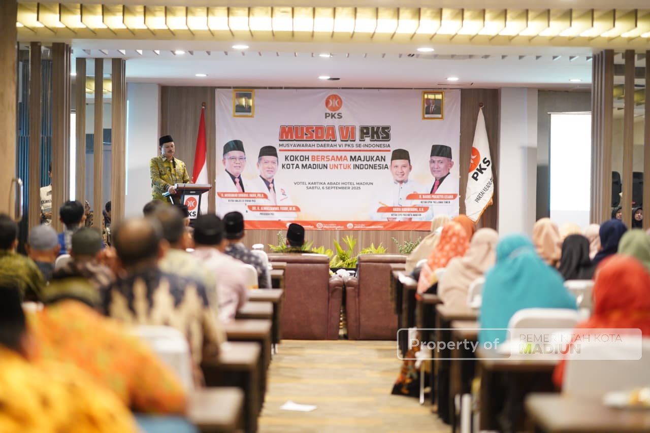 Hadiri Musda VI PKS, Wali Kota Madiun Tekankan Kolaborasi untuk Pembangunan Kota
