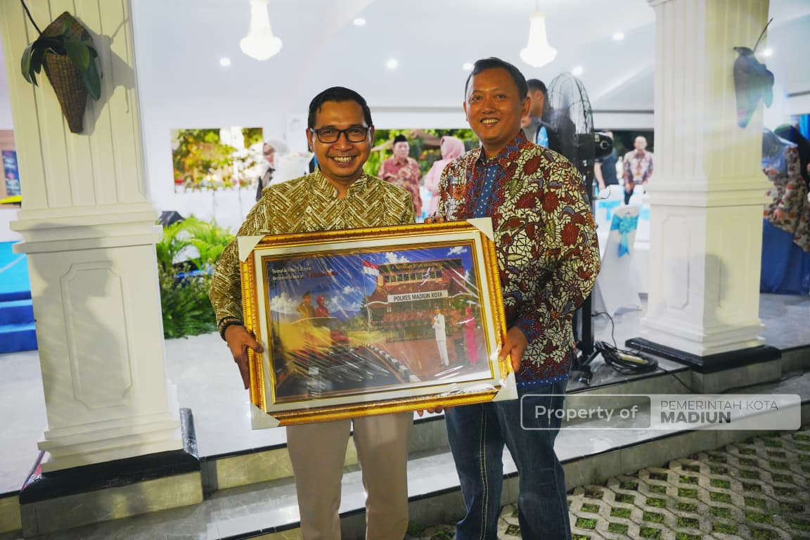 Tampuk Kepemimpinan Berganti, Plt Wali Kota Hadiri Pamit Kenal Kapolres Madiun Kota