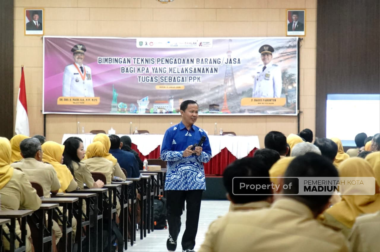Gelar Bimtek Pengadaan, Wali Kota Tegaskan PPK Wajib Kompeten