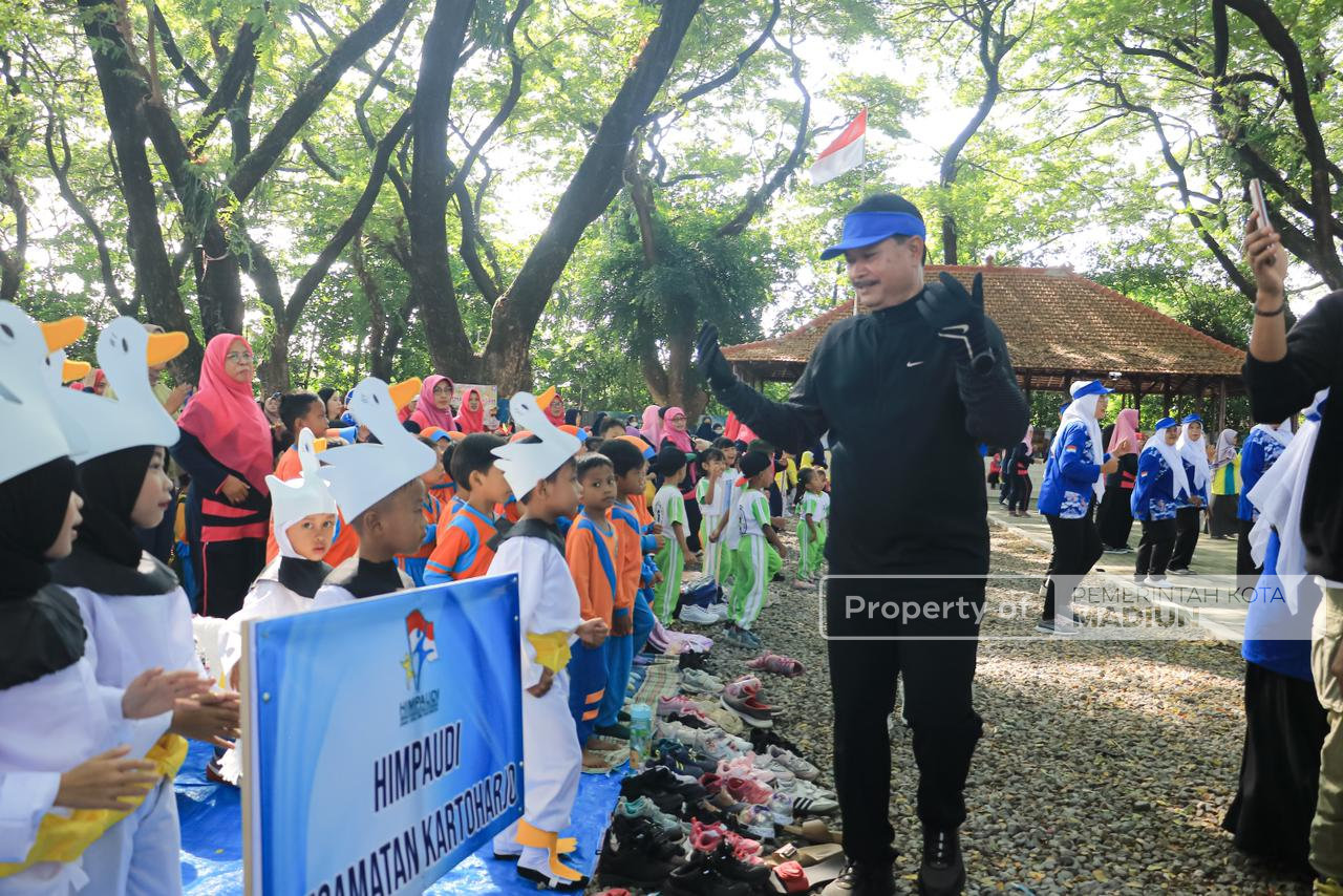 Buka Gebyar Anak PAUD, Wali Kota Madiun Ajak Orang Tua dan Guru Kawal Pertumbuhan Generasi Emas