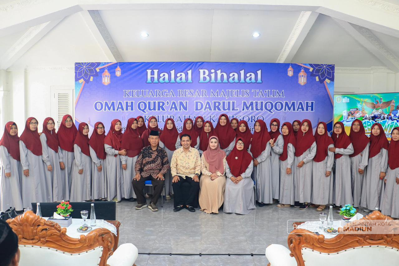 Hadiri Halal Bihalal Majelis Ta’lim, Plt Wali Kota Madiun Tekankan Penguatan SDM guna Pengentasan Kemiskinan