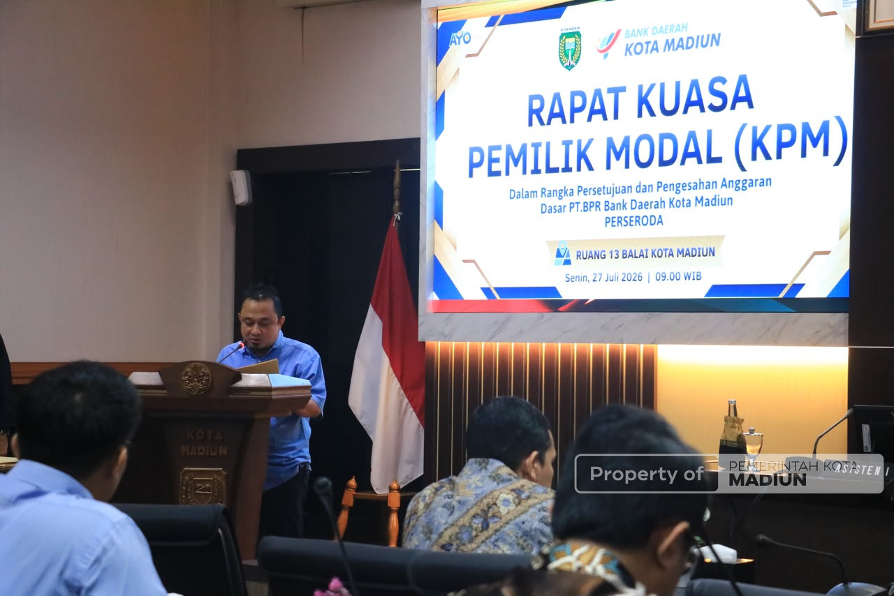 BPR Kota Madiun Resmi Bertransformasi, Plt Wali Kota Dukung Penguatan Ekonomi Daerah