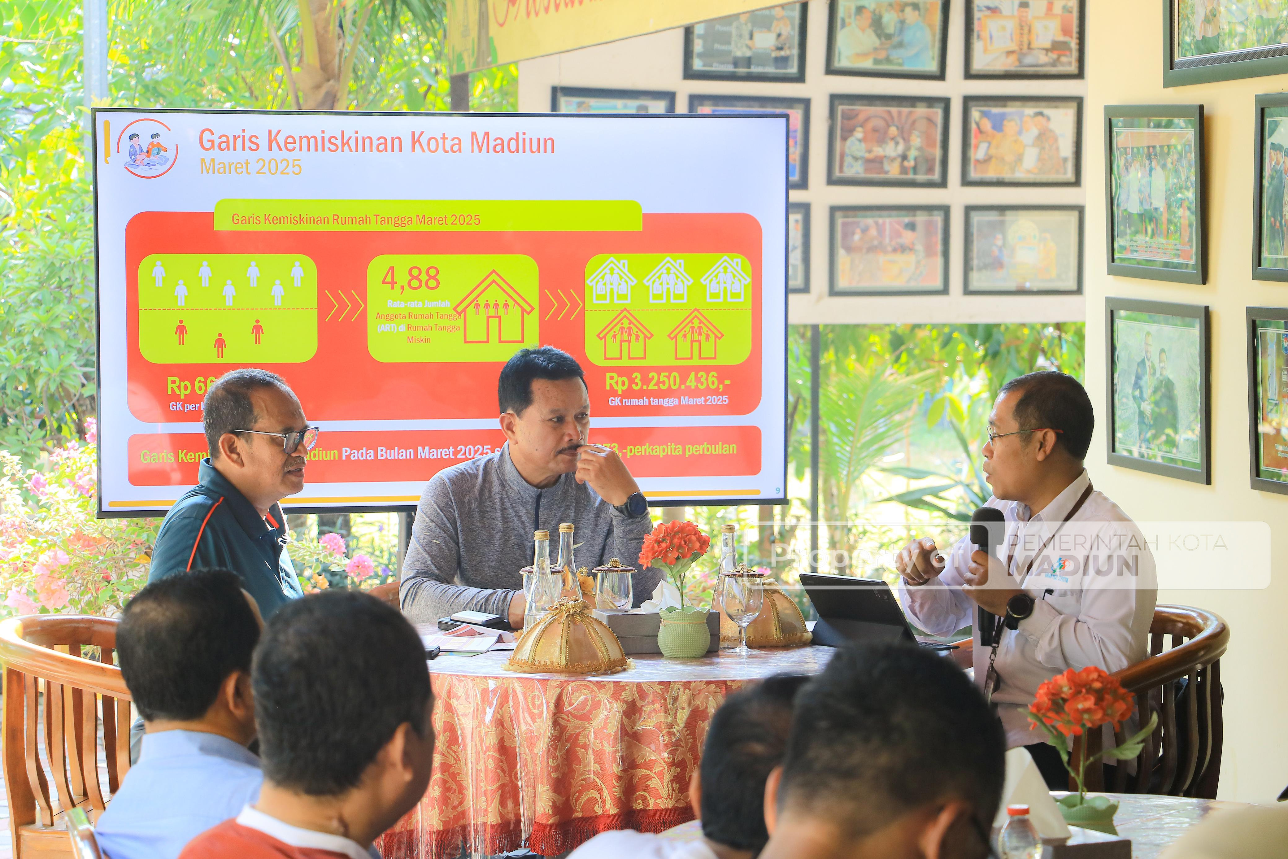 Pemkot Madiun Gelar Raker Bersama BPS, Tekankan Penguatan Ekonomi untuk Atasi Kemiskinan