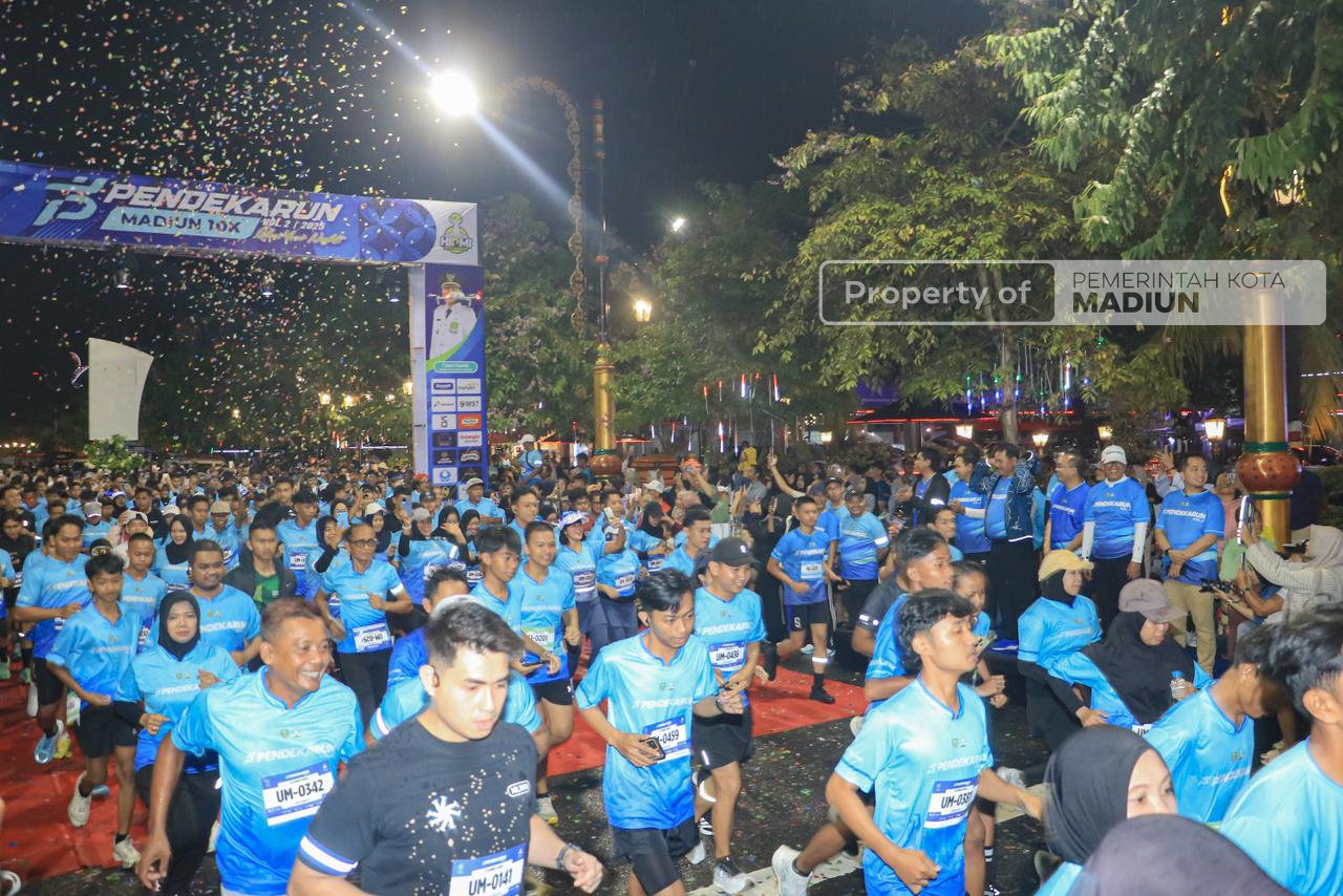 Lepas Ribuan Peserta PendekaRun 2025, Wali Kota Madiun tegaskan Perkuat Citra Kota Event dan Wisata