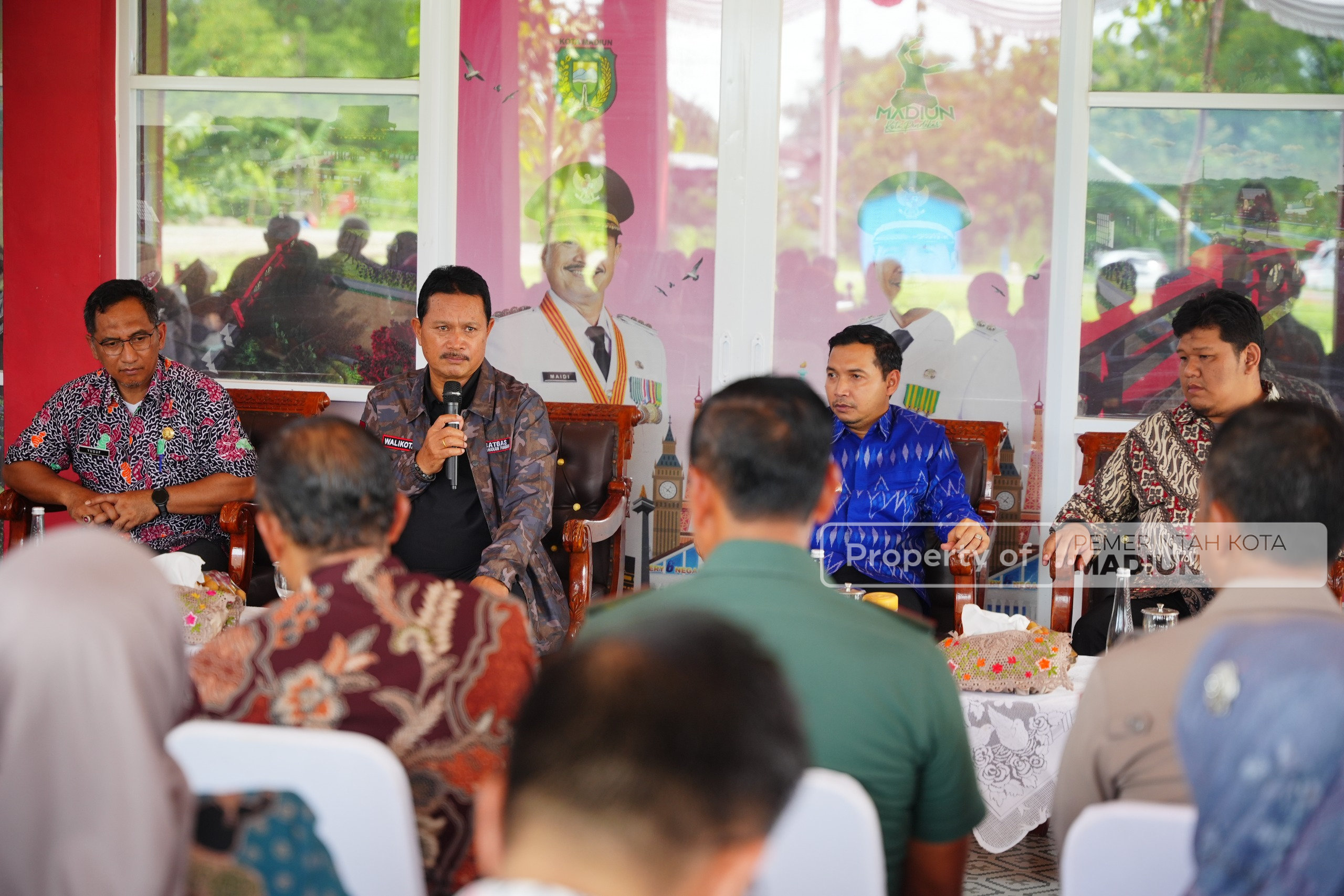 Wali Kota Madiun Resmikan Kampung Kendali PTM, Dorong Masyarakat Hidup Sehat dan Mandiri