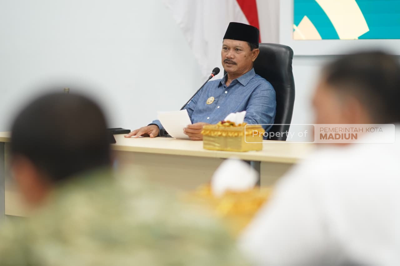 Rakor Bersama Forkopimda, Wali Kota Maidi Tegaskan Komitmen Jaga Keamanan dan Kenyamanan Kota