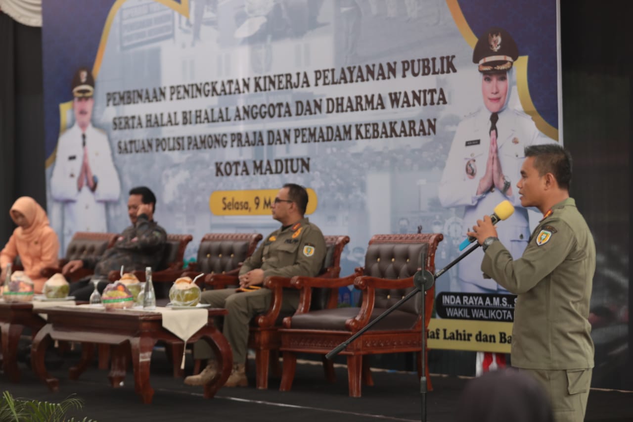 Gelar Pembinaan Peningkatan Kinerja Pelayanan Publik, Wali Kota Harap Satpol PP dan Damkar Optimal Berikan Pelayanan