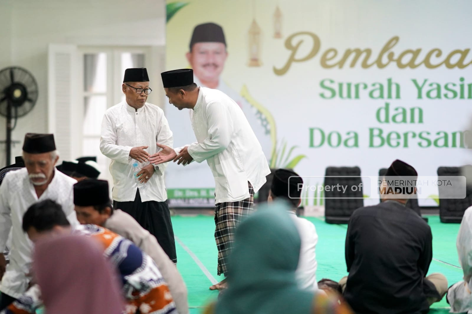 Hadiri Pembacaan Surat Yasin dan Doa Bersama, Wali Kota Ajak Modin Doakan Kemajuan Kota