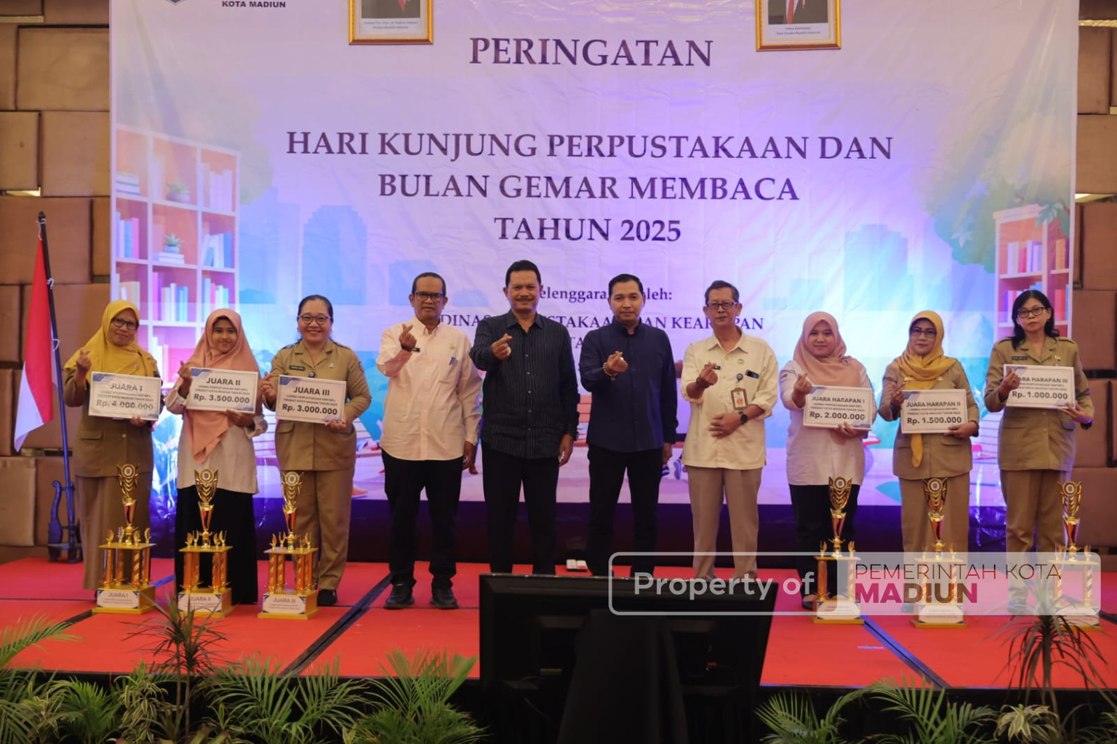 Peringatan Hari Kunjung Perpustakaan dan Bulan Gemar Membaca, Wali Kota Harap Budaya Membaca Semakin Meningkat