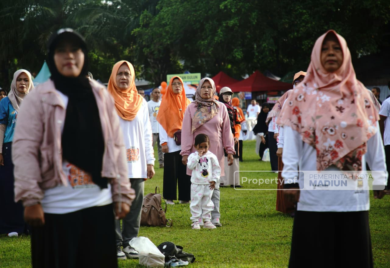 Lewat Senam Ceria, Wali Kota Madiun Tekankan Kesadaran Hidup Sehat Melalui Olahraga