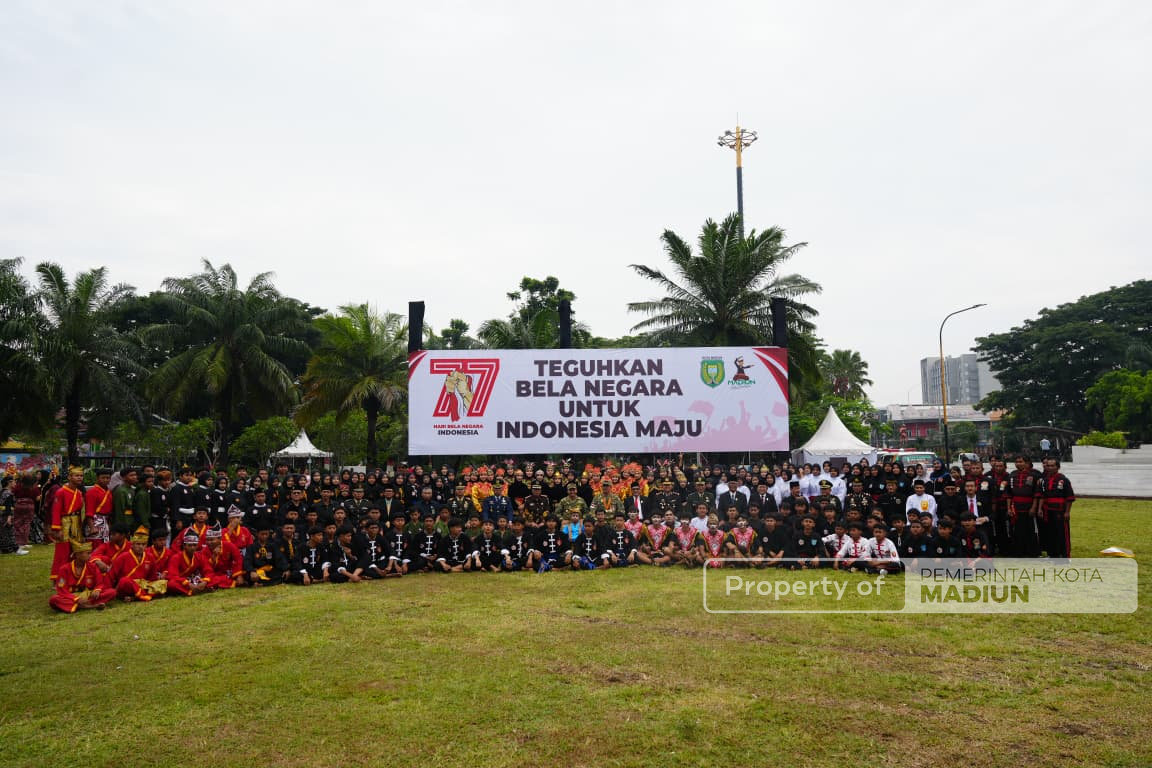 Upacara Hari Bela Negara ke-77, Wali Kota Madiun Ajak Masyarakat Perkokoh Ketahanan Sosial