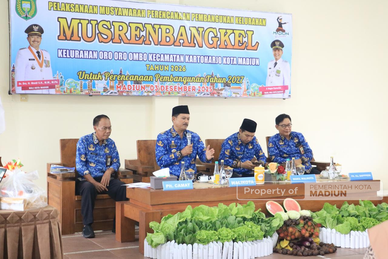 Pimpin Musrenbang di Tiga Kelurahan, Wali Kota Harap Usulan Lebih Tepat Sasaran