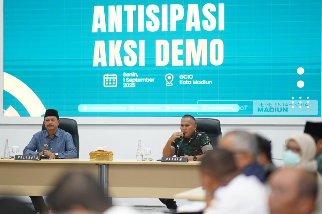 Rakor Bersama Forkopimda, Wali Kota Maidi Tegaskan Komitmen Jaga Keamanan dan Kenyamanan Kota