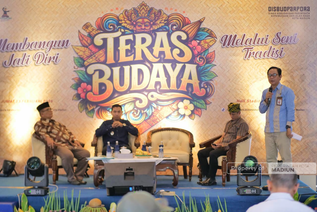 Perkuat Pondasi Seni Budaya, Plt Wali Kota Madiun Pimpin Sarasehan Budaya 2026