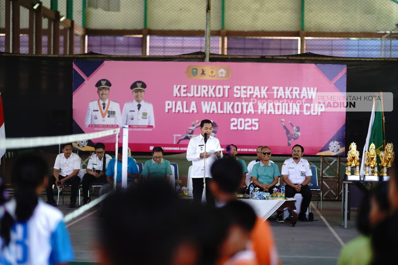 Kejurkot Sepak Takraw Resmi Dibuka, Wawali Tekankan Pembentukan Karakter Atlet Muda