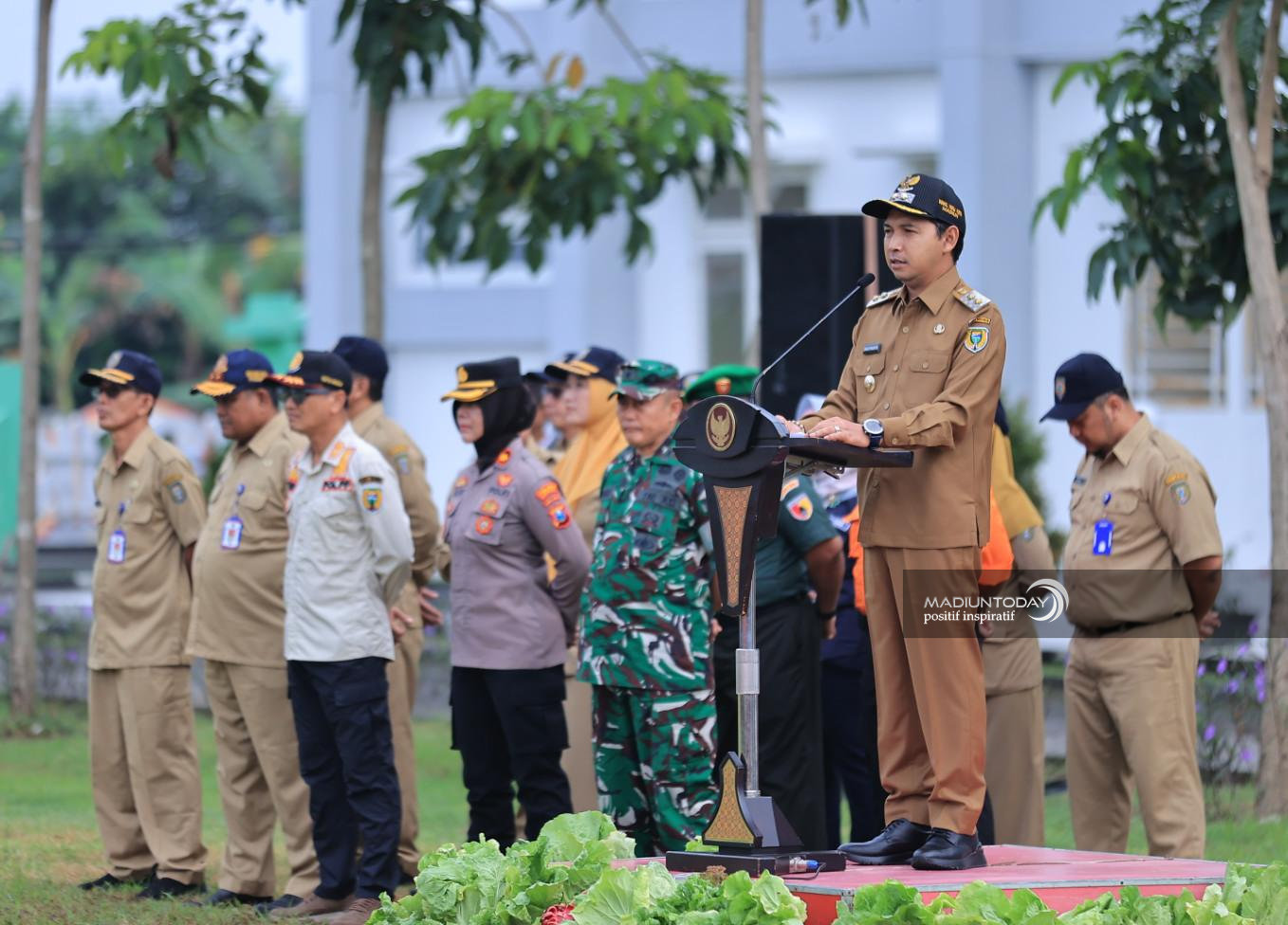 Apel Kesiapsiagaan Bencana 2026, Pemkot Madiun Perkuat Kolaborasi dan Latihan Penyelamatan Gedung Tinggi
