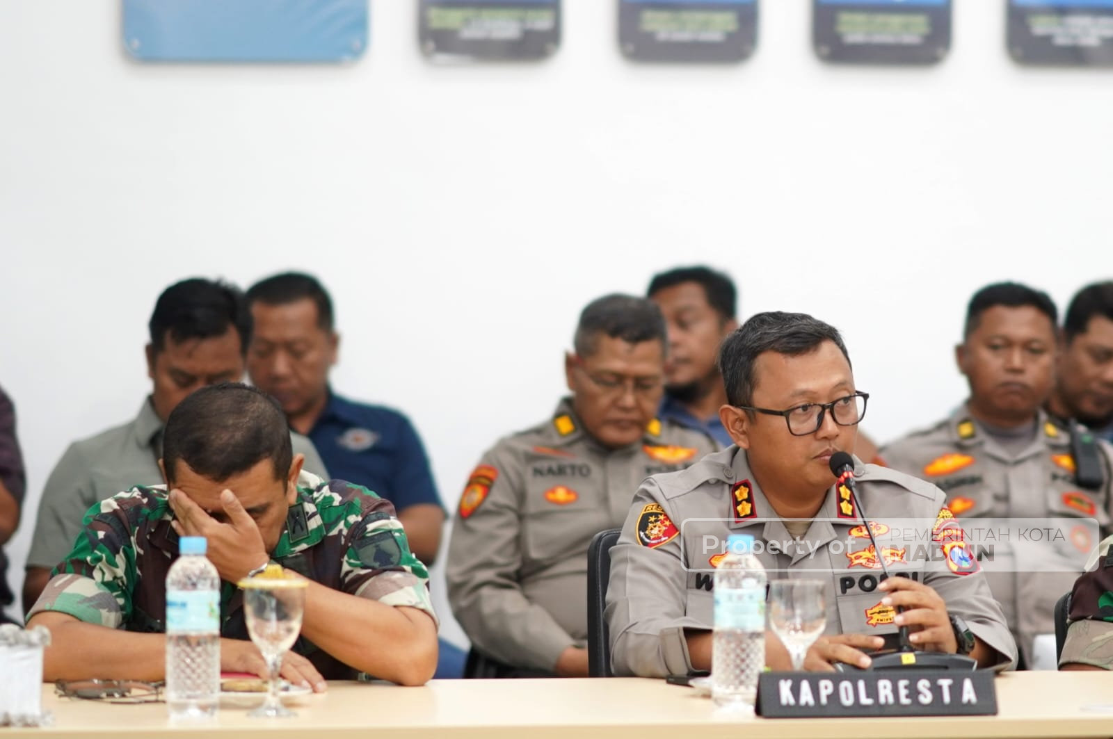 Rakor Bersama Forkopimda, Wali Kota Maidi Tegaskan Komitmen Jaga Keamanan dan Kenyamanan Kota