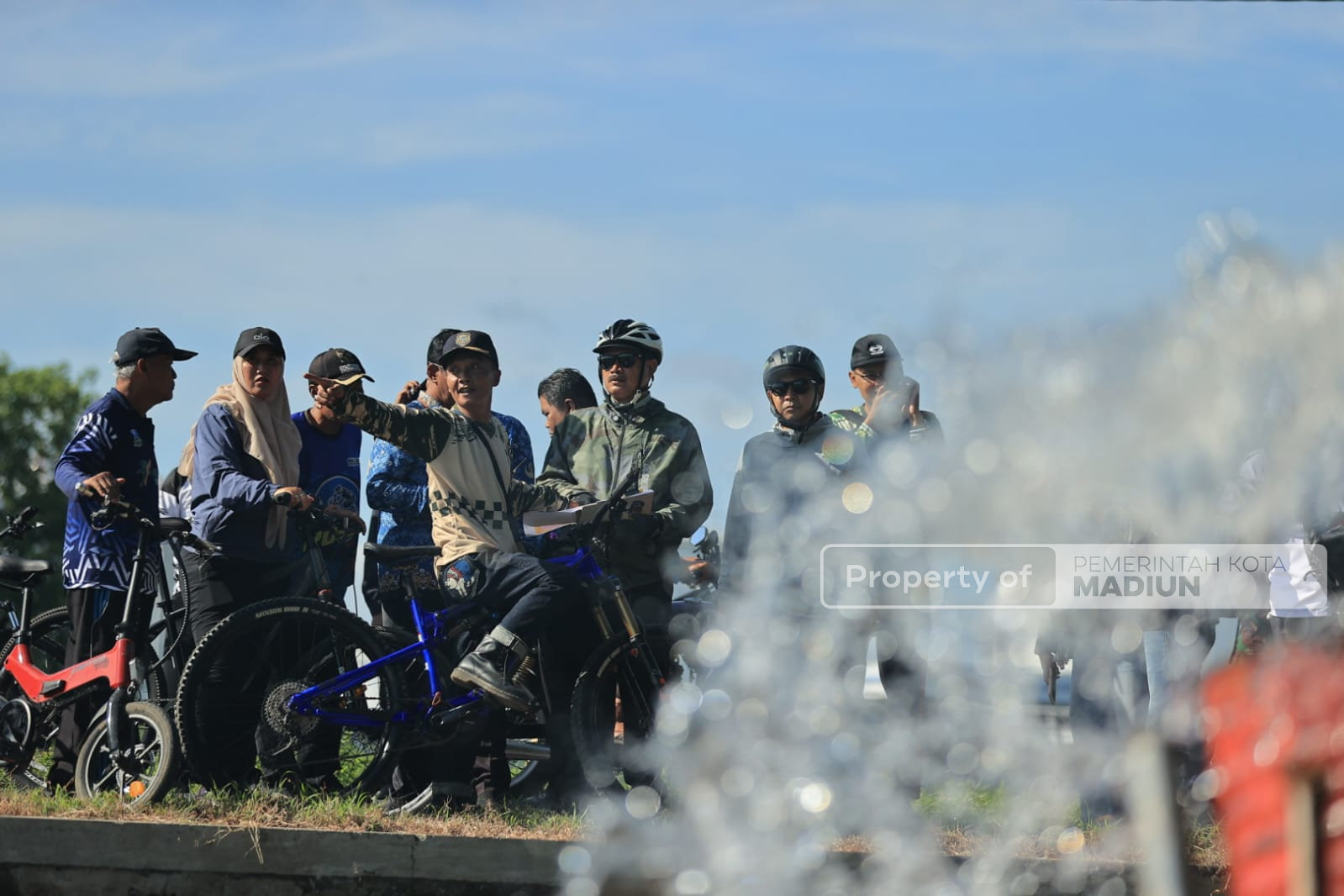 Gowes Cek Fasum, Wali Kota Madiun Berencana Sempurnakan Taman Hutan Kota