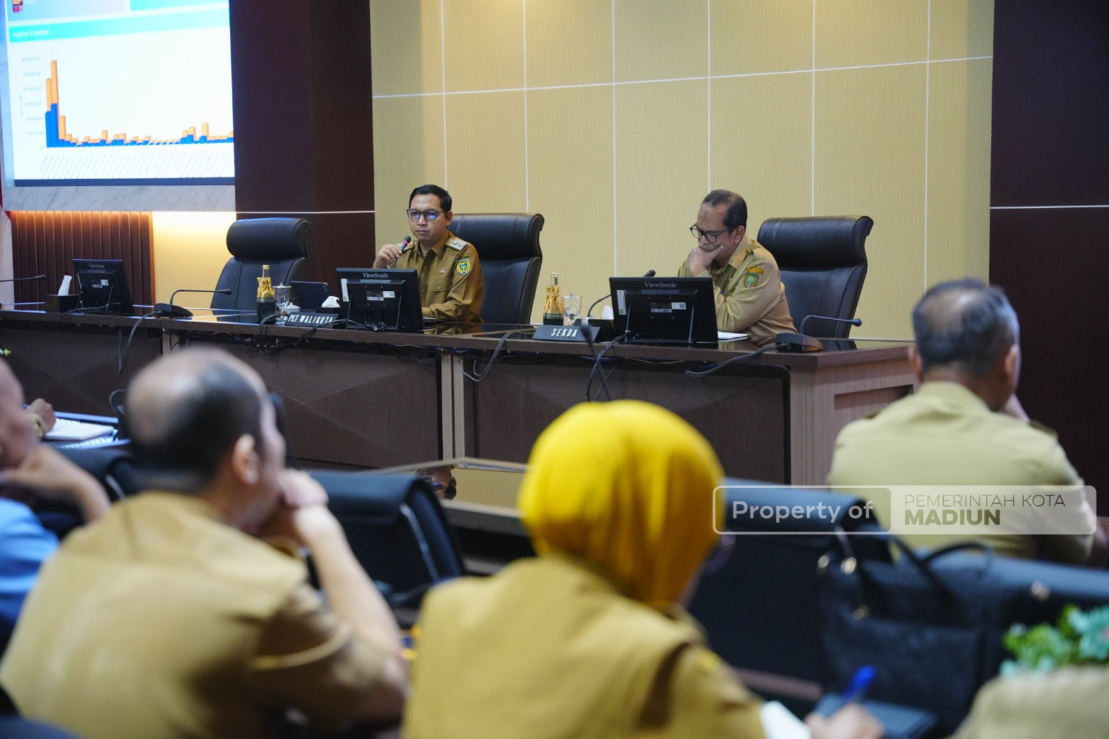 Rapat Dinas Pejabat, Plt Wali Kota Madiun Tekankan Penyelesaian Masalah di Lapangan