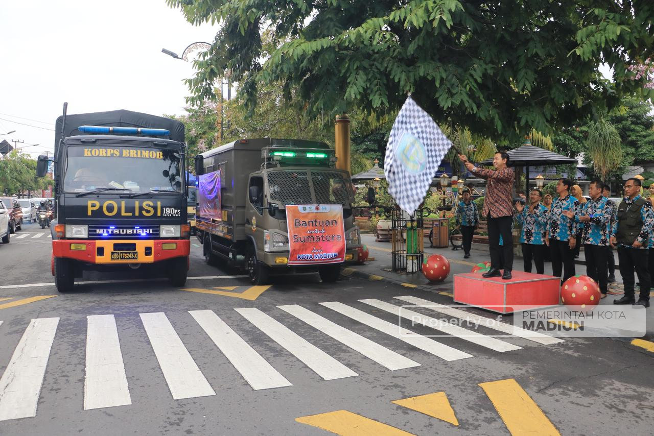 Pemkot Madiun Kirim Bantuan Korban Bencana Sumatera, Total Ada Sembilan Truk di Tahap Pertama